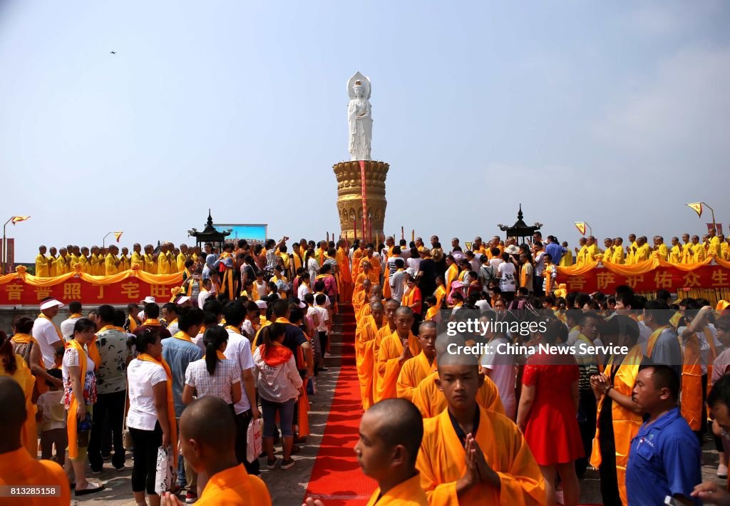 Chinese Monks Attend Blessing Ceremony In Nanyang