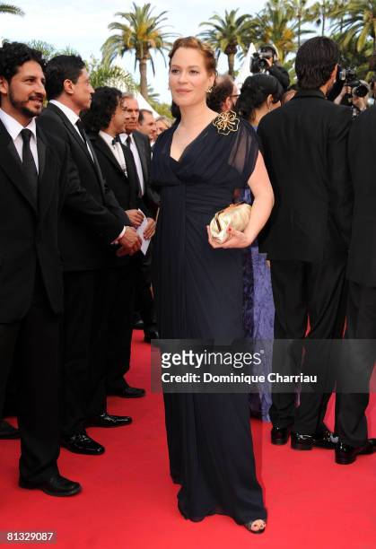 Actress Franka Potente attends the "Che" premiere at the Palais des Festivals during the 61st International Cannes Film Festival on May 21, 2008 in...