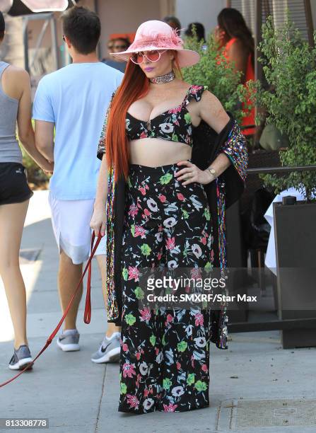 Phoebe Price is seen on July 11, 2017 in Los Angeles, California.