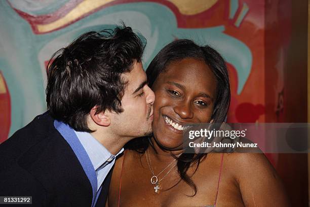 Cassidy and Carol Archer attend Carol Archer's Birthday Dinner at Gold Bar May 23, 2008 in New York City.