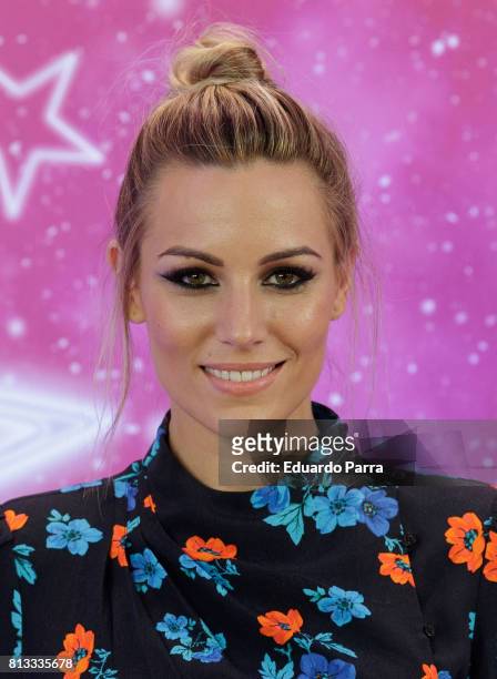 Singer Edurne attends the 'Got Talent' photocall at Coliseum theatre on July 12, 2017 in Madrid, Spain.