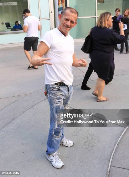 Ezra Buzzington is seen on July 11, 2017 in Los Angeles, CA.