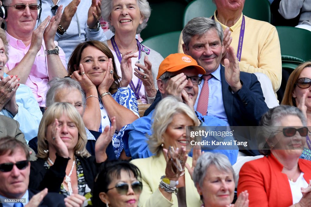 Celebrities Attend Wimbledon