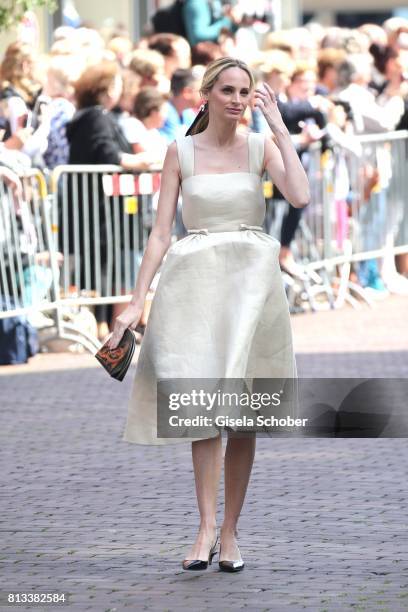 Lauren Santo Domingo during the wedding of Prince Ernst August of Hanover jr., Duke of Brunswick-Lueneburg, and his fiancee Ekaterina Malysheva at...