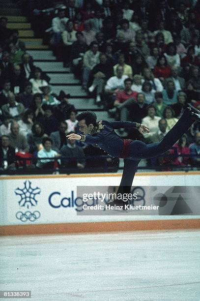 Figure Skating: 1988 Winter Olympics, USA Brian Boitano in action during free program, Calgary, CAN 2/20/1988