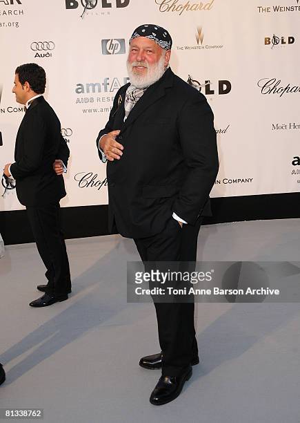 Photographer Bruce Weber arrives at amfAR's Cinema Against AIDS 2008 benefit held at Le Moulin de Mougins during the 61st International Cannes Film...
