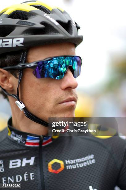 Sylvain Chavanel of France riding for Direct Energie prepares to start during stage 11 of the 2017 Le Tour de France, a 203.5km stage from Eymet to...