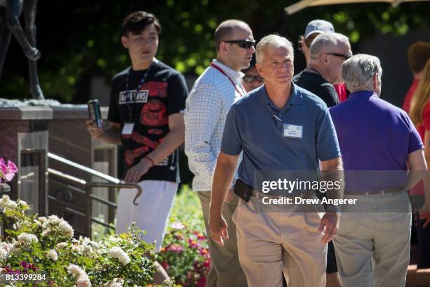 Lowell McAdam, chairman and chief executive officer of Verizon Communications, attends the second day of the annual Allen & Company Sun Valley...