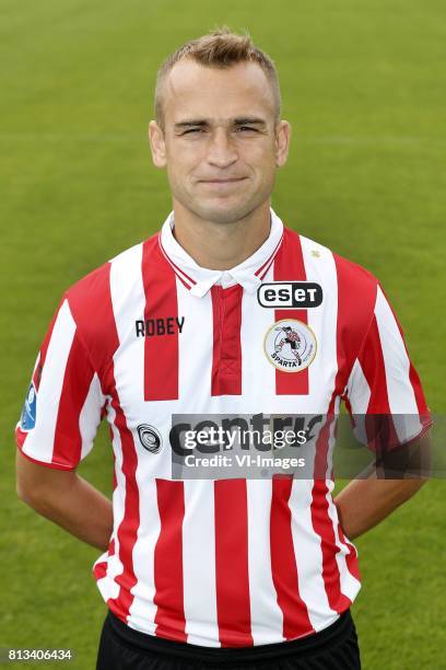 Dalibor Volas during the team presentation of Sparta Rotterdam on July 12, 2017 at the training centre nieuw Terbregge in Rotterdam, The Netherlands.