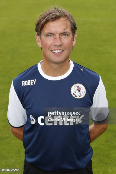 Coach Alex Pastoor during the team presentation of Sparta Rotterdam on July 12, 2017 at the training centre nieuw Terbregge in Rotterdam, The...