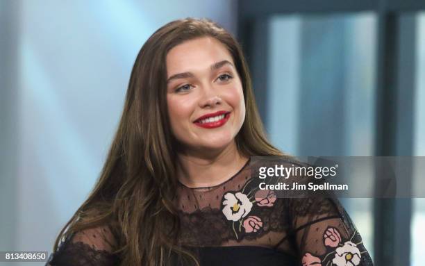 Actress Florence Pugh attends Build to discuss The New Film "Lady Macbeth" at Build Studio on July 12, 2017 in New York City.