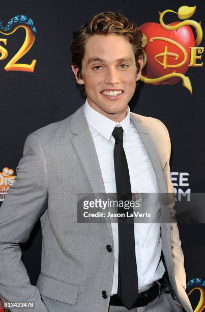 Actor Jedidiah Goodacre attends the premiere of "Descendants 2" at The Cinerama Dome on July 11, 2017 in Los Angeles, California.