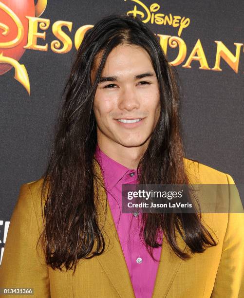 Actor Booboo Stewart attends the premiere of "Descendants 2" at The Cinerama Dome on July 11, 2017 in Los Angeles, California.