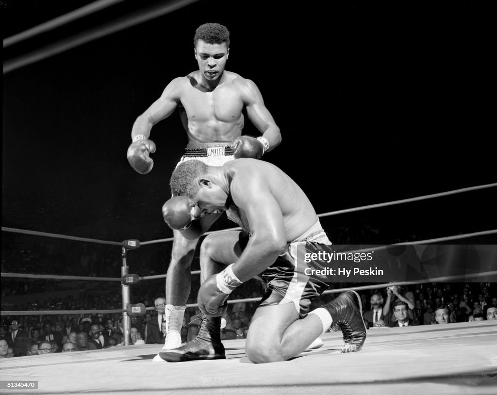 Heavyweight Cassius Clay In Action During Knock Out Vs Archie Moore heavyweight-cassius-clay-in-action-during-knock-out-vs-archie-moore
