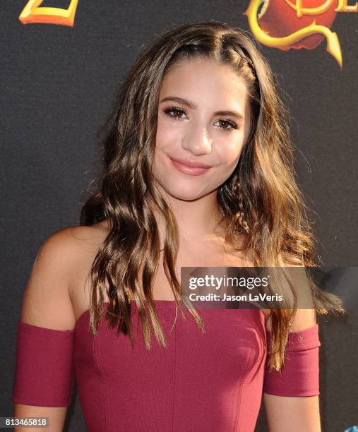 Mackenzie Ziegler attends the premiere of "Descendants 2" at The Cinerama Dome on July 11, 2017 in Los Angeles, California.