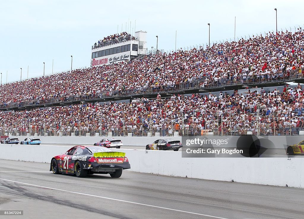 Getty Image Ricky Rudd Southern 500, Ricky Rudd in action, View of fans at stadium,... News ...
