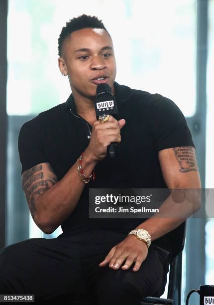 Rotimi Actor Rotimi Akinosho attends Build to discuss