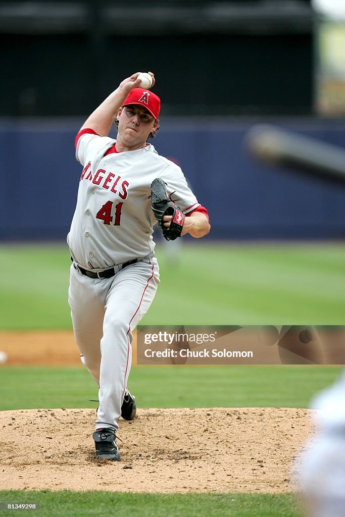 Fun Lackey Los Angeles Angels of Anaheim John Lackey in action, pitching vs New ...