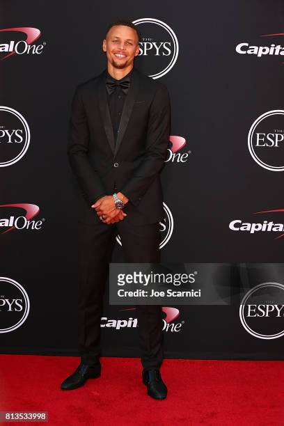 Steph Curry arrives at the 2017 ESPYS at Microsoft Theater on July 12, 2017 in Los Angeles, California.