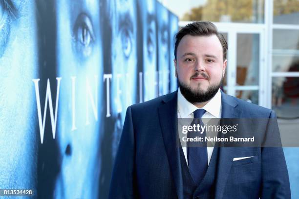 Actor John Bradley attends the premiere of HBO's "Game Of Thrones" season 7 at Walt Disney Concert Hall on July 12, 2017 in Los Angeles, California.