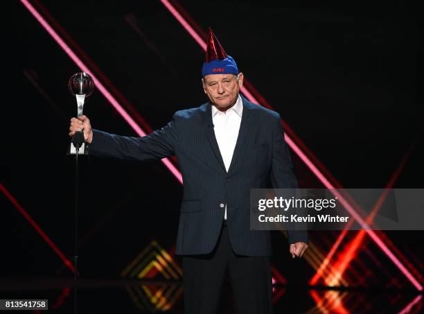 Actor Bill Murray accepts the Best Moment award on behalf of the 2016 World Series champion Chicago Cubs onstage at The 2017 ESPYS at Microsoft...