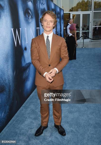 Actor Alfie Allen at the Los Angeles Premiere for the seventh season of HBO's "Game Of Thrones" at Walt Disney Concert Hall on July 12, 2017 in Los...