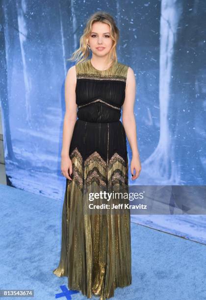 Actor Hannah Murray at the Los Angeles Premiere for the seventh season of HBO's "Game Of Thrones" at Walt Disney Concert Hall on July 12, 2017 in Los...