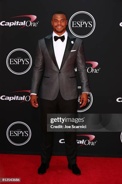 Dak Prescott arrives at the 2017 ESPYS at Microsoft Theater on July 12, 2017 in Los Angeles, California.