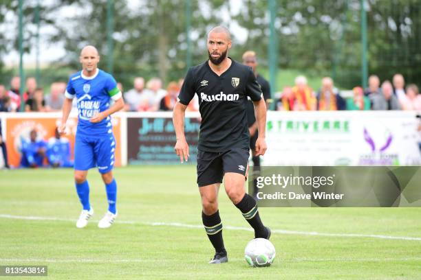 John Bostock of Lens during the pre season friendly match between RC Lens and ESTAC Troyes on July 12, 2017 in Itancourt , France.