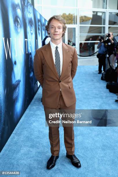Actor Alfie Allen attends the premiere of HBO's "Game Of Thrones" season 7 at Walt Disney Concert Hall on July 12, 2017 in Los Angeles, California.
