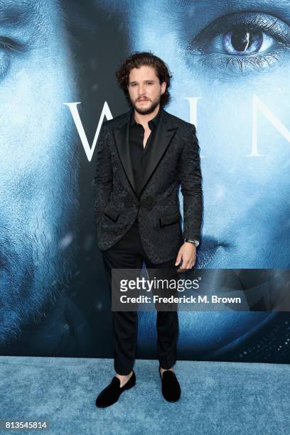 Actor Kit Harington attends the premiere of HBO's "Game Of Thrones" season 7 at Walt Disney Concert Hall on July 12, 2017 in Los Angeles, California.