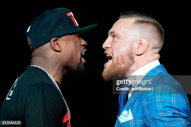 Floyd Mayweather Jr. v Conor McGregor World Press Tour - Toronto, Foto jornalística