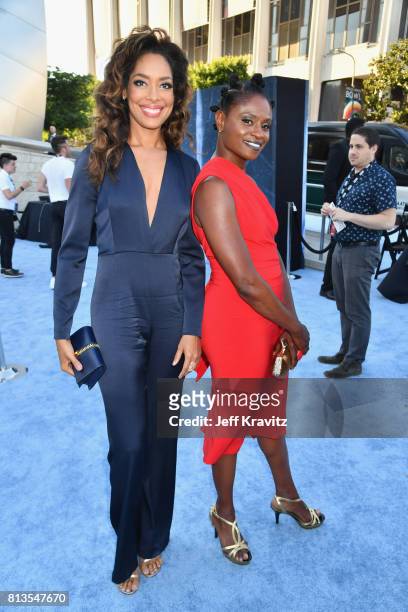 Actors Gina Torres and Adina Porter at the Los Angeles Premiere for the seventh season of HBO's "Game Of Thrones" at Walt Disney Concert Hall on July...