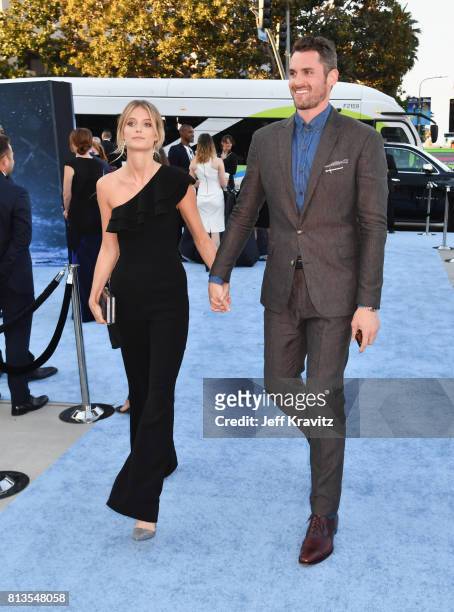 Model Kate Bock and NBA player Kevin Love at the Los Angeles Premiere for the seventh season of HBO's "Game Of Thrones" at Walt Disney Concert Hall...