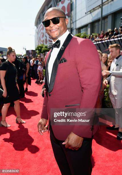 Player Eddie George attends The 2017 ESPYS at Microsoft Theater on July 12, 2017 in Los Angeles, California.