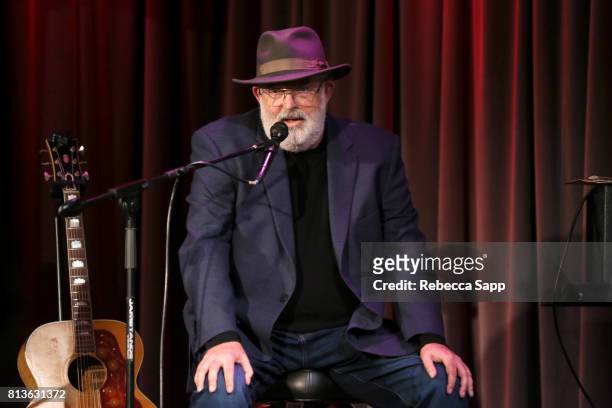 Singer/songwriter Jack Tempchin speaks onstage at Peaceful Easy Feeling: An Evening With Jack Tempchin at The GRAMMY Museum on July 12, 2017 in Los...