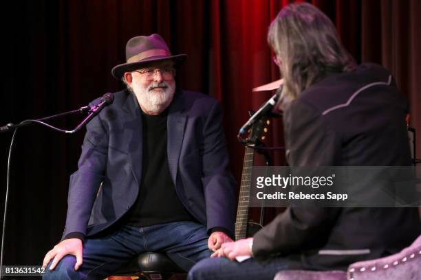 Singer/songwriter Jack Tempchin speaks with Executive Director of the GRAMMY Museum Scott Goldman at Peaceful Easy Feeling: An Evening With Jack...
