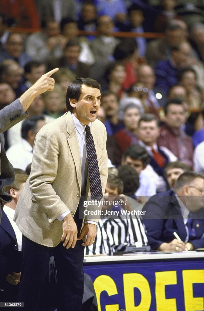 Duke Coach Mike Krzyzewski, 1984 ACC Playoffs