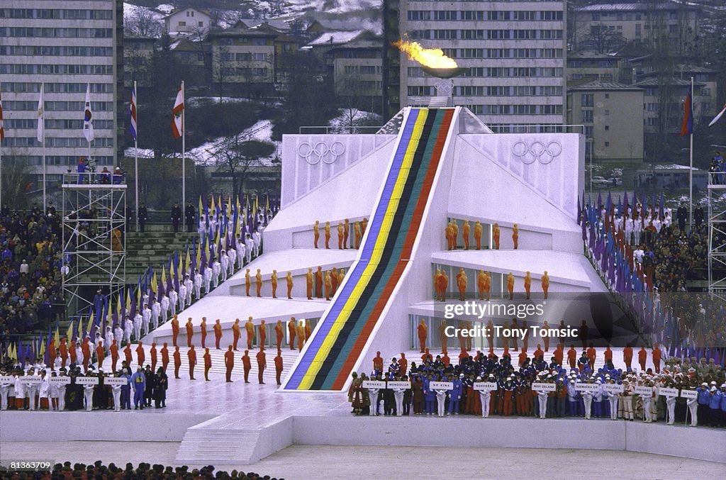 Opening Ceremony, 1984 Winter Olympics
