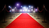 red carpet and barrier