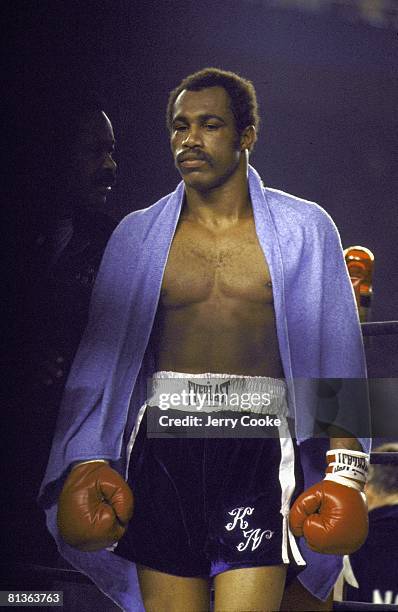 Boxing: WBC/WBA Heavyweight Title, Ken Norton before fight vs Muhammad Ali at Yankee Stadium, Bronx, NY 9/28/1976