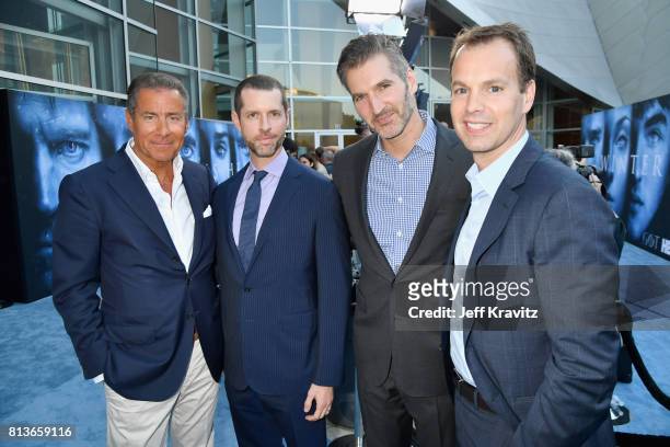 Chairman & CEO Richard Plepler, executive producers D. B. Weiss, David Benioff and President of HBO Programming Casey Bloys at the Los Angeles...