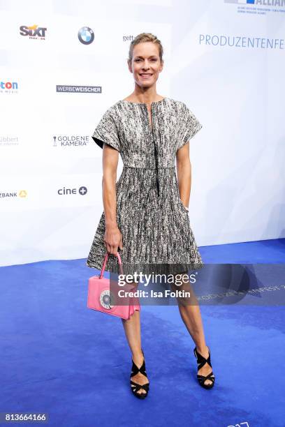 German actress Lisa Martinek attends the summer party 2017 of the German Producers Alliance on July 12, 2017 in Berlin, Germany.