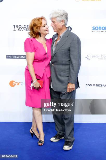 German actor Juergen Prochnow and his wife Verena Wengler attend the summer party 2017 of the German Producers Alliance on July 12, 2017 in Berlin,...