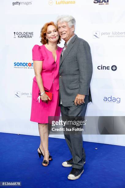 German actor Juergen Prochnow and his wife Verena Wengler attend the summer party 2017 of the German Producers Alliance on July 12, 2017 in Berlin,...