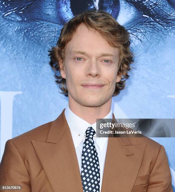 Actor Alfie Allen attends the season 7 premiere of "Game Of Thrones" at Walt Disney Concert Hall on July 12, 2017 in Los Angeles, California.