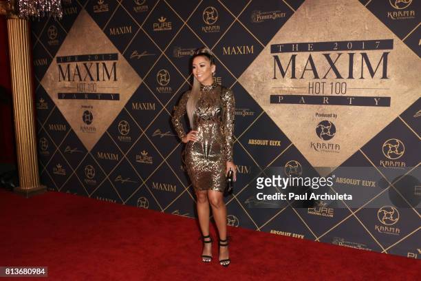 Singer / Social Media Personality Liane V attends the 2017 MAXIM Hot 100 Party at The Hollywood Palladium on June 24, 2017 in Los Angeles, California.
