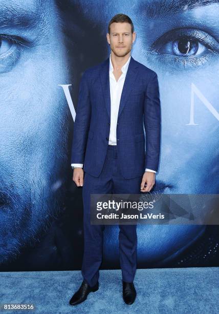 Actor Tom Hopper attends the season 7 premiere of "Game Of Thrones" at Walt Disney Concert Hall on July 12, 2017 in Los Angeles, California.