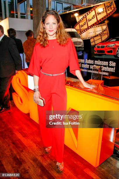 German actress Tessa Mittelstaedt during the summer party 2017 of the German Producers Alliance on July 12, 2017 in Berlin, Germany.