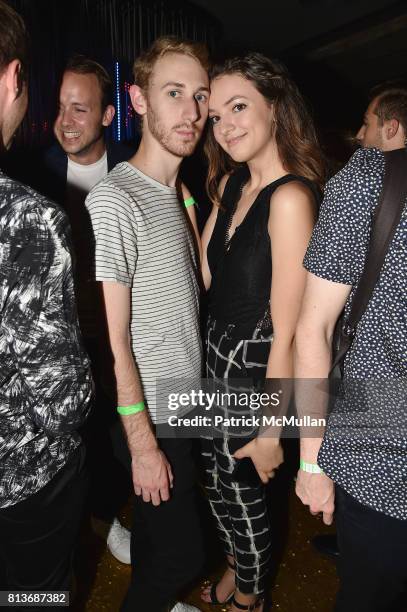 Michael Rosen and Jenny Berryman attend the Parke & Ronen 20th Anniversary after party at The Gilded Lily on July 12, 2017 in New York City.